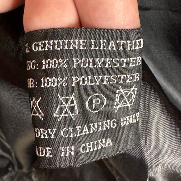 LEATHER WORKS Patchwork‎ Vest Unisex XXXL Motorcycle Riding Black Biker Moto Zip - Picture 9 of 11